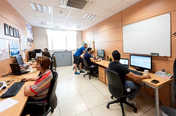 Our workplace and the team